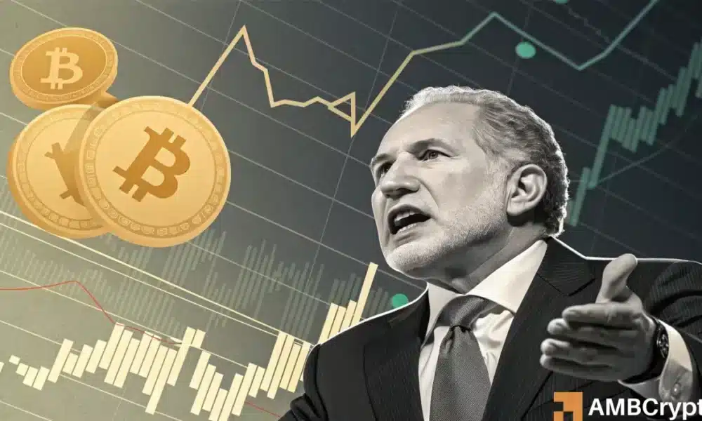 彼得·希夫 (Peter Schiff) 抨击比特币对黄金的“惨淡表现”：“仅比黄金高出 2%……”