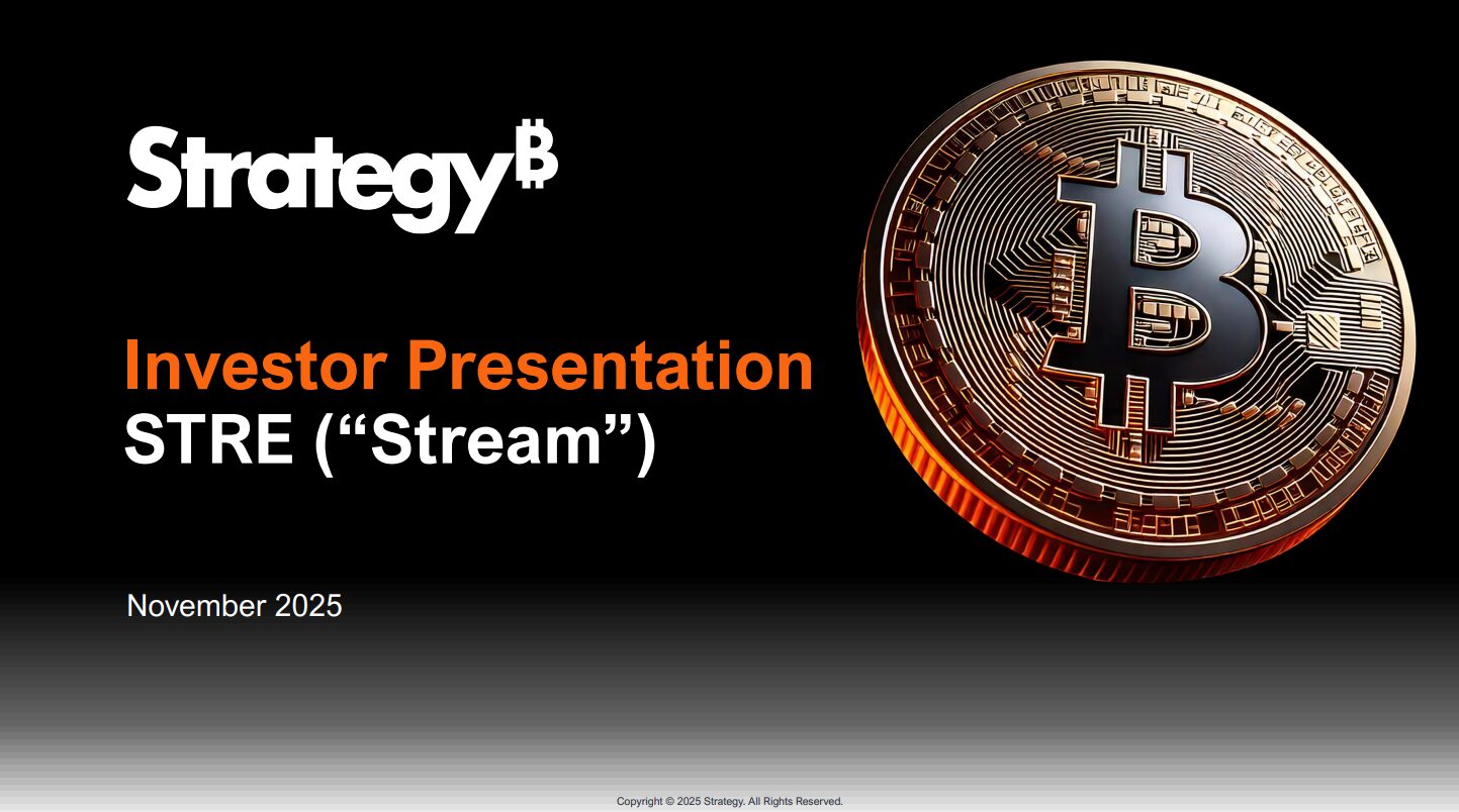 Strategy公司提交欧元IPO申请，计划通过10%的股息股票为更多比特币收购提供资金。