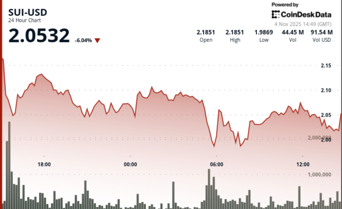 SUI股价下跌，1.16亿美元DeFi漏洞事件震动加密货币市场
