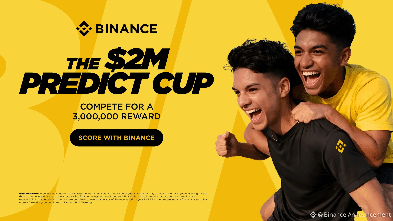 Binance Wallet now supports the "200万美元 PREDICT CUP" event provided by predict.fun, with an additional 3 million Predict Points bonus