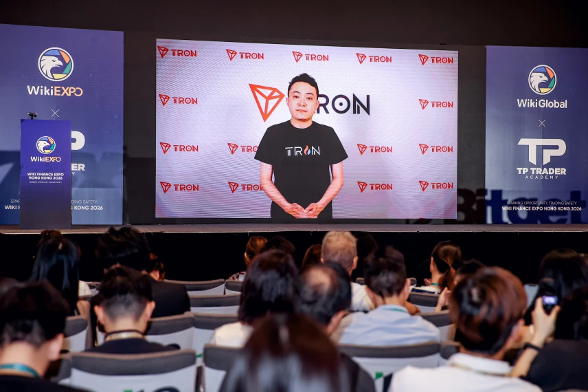 저스틴 선 WikiExpo 홍콩 2026 참가: 트론, TRON이 &lsquo;스마트 에이전트 AI 결제 인프라&rsquo; 부문 대상을 수상